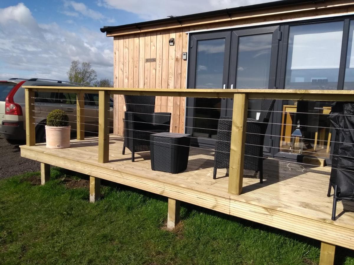 Cleeves Cabins Arran Luxury Lodge With Hot Tub Dalry  Exterior foto